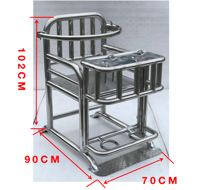 不锈钢方门审讯椅